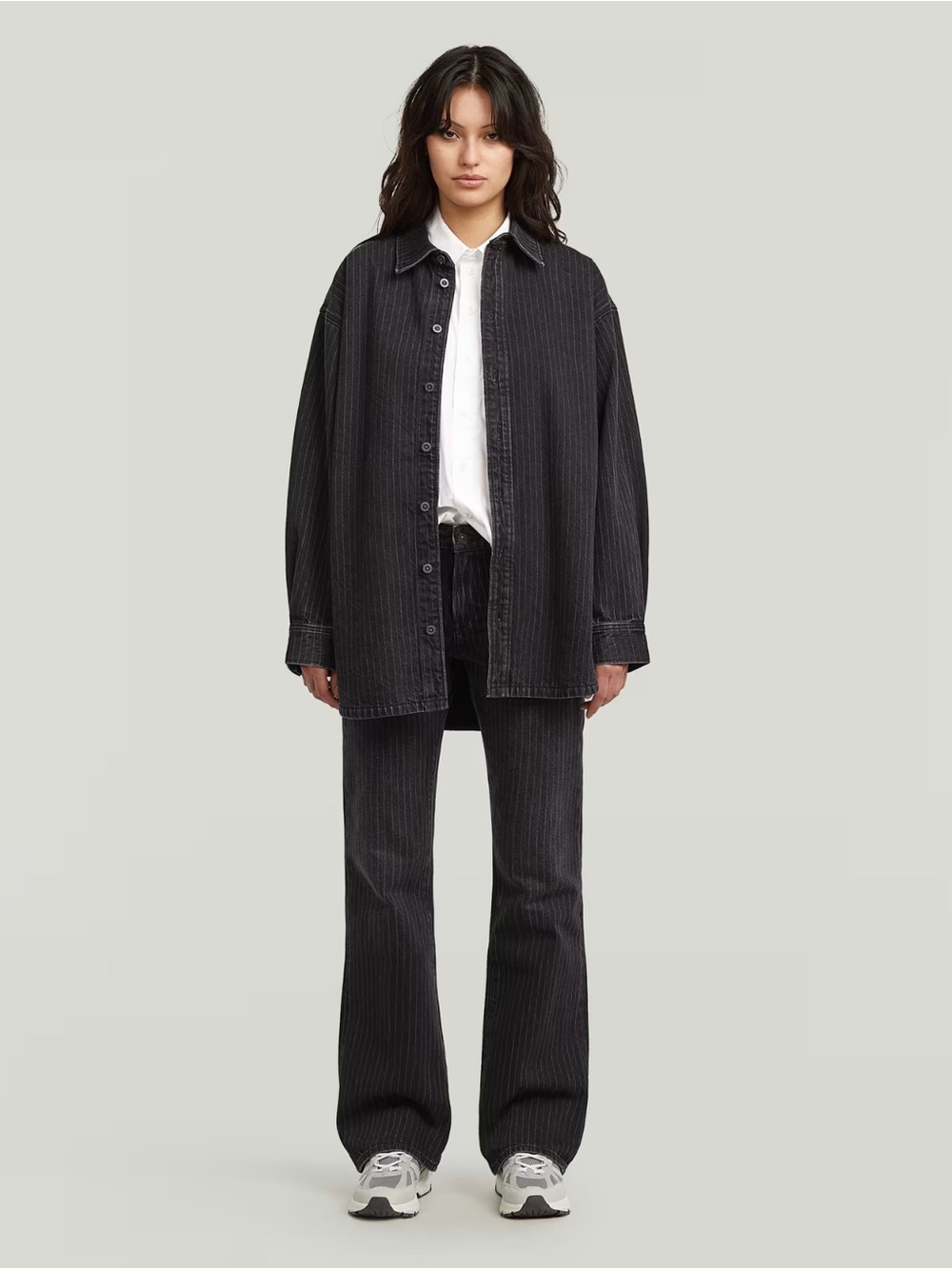 G-Star Bootcut Lasered Pinstripe Jeans - Picture 15 of 15